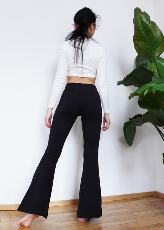 How to Sew Women´s High Waist Flare Leg Pants BACK TO FLARE (+Sewing Pattern in Sizes 32-60)