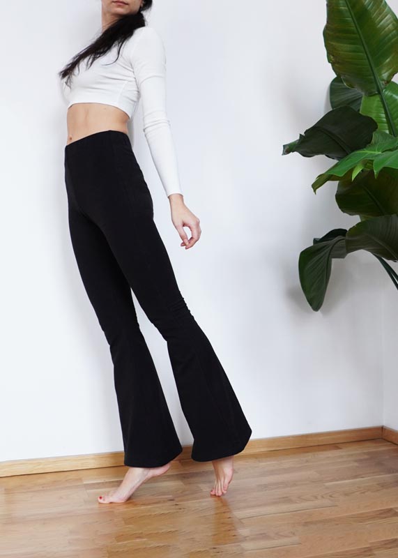 How to Sew Women´s High Waist Flare Leg Pants BACK TO FLARE (+Sewing Pattern in Sizes 32-60)