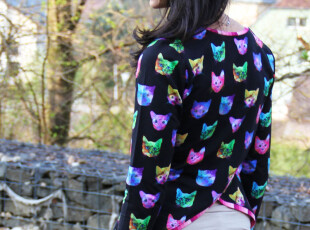 How to sew women's sweatshirt WILD CAT - Version No.3