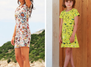 Women's and children's dress BASIC - Sewing instructions