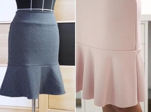How to sew women's skirt FLAIR with a ruffle (video tutorial)