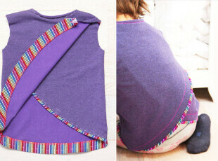 How to sew girls' sweatshirt WILD CAT - Version No.2