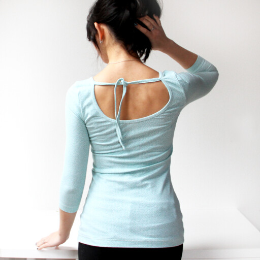 Střih - Women's low back T-shirt BALLERINA (sizes 32–60)