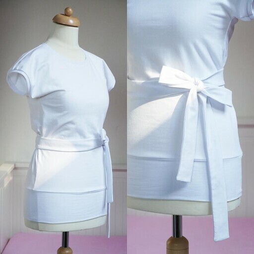 Pattern - Women's T-shirt EASY with short kimono sleeves (sizes 32–62)