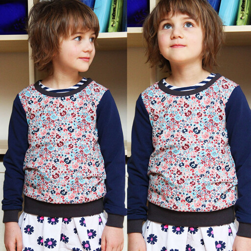 Pattern - Children's sweatshirt BASIC (sizes 80 - 164)
