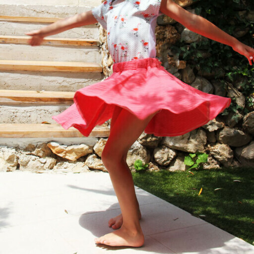 Free pattern - Children's skirt JUNE (sizes 80–164)