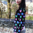 Pattern set - Women's and girls' sweatshirt WILD CAT