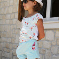Pattern set - Women's and children's T-shirt EASY with short kimono sleeves