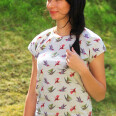 Pattern set - Women's and children's T-shirt EASY with short kimono sleeves