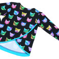 Pattern - Girls' sweatshirt WILD CAT (sizes 116–164)