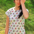 Pattern set - Women's and children's T-shirt EASY with short kimono sleeves