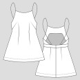 PDF sewing pattern - Women´s linen dress LINEN (Sizes 32-60)