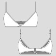 Pattern - Women's bralette (wireless bra) LOVELY (13 sizes)