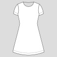 Pattern - Women's dress BASIC (sizes 32–60)