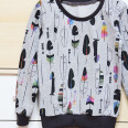 Pattern - Children's sweatshirt BASIC (sizes 80 - 164)