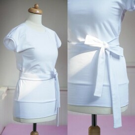 Pattern - Women's T-shirt EASY with short kimono sleeves (sizes 32–62)