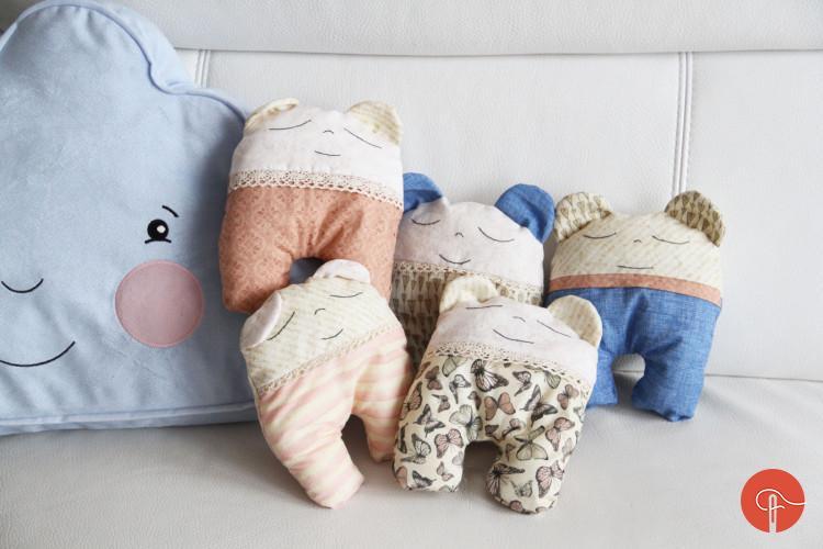 Hand made fabric toys for babies