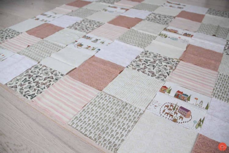 Patchwork play mat