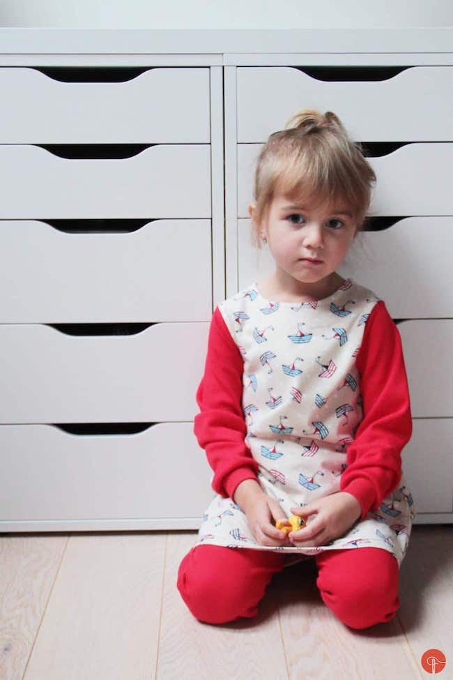 Sailor pyjamas for my little girl