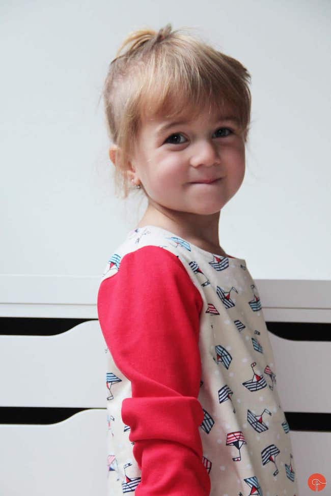 Sailor pyjamas for my little girl