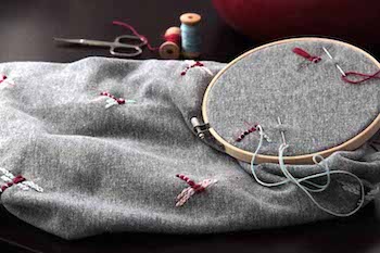 How to sew infinity scarf