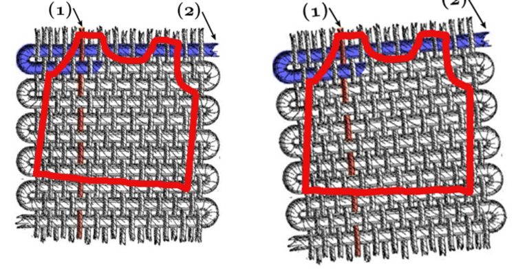 Fabric, the T-shirt is twisted
