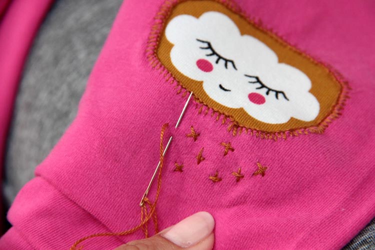 How to patch a hole on a knee