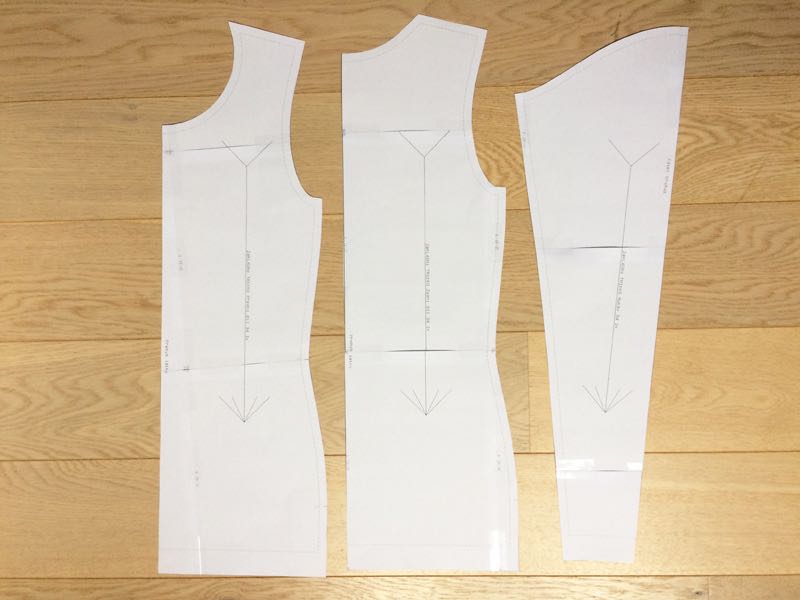 How to assemble the paper pattern from A4 pages in 6 steps