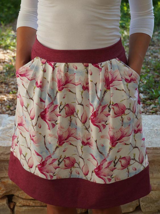 How to sew pleated skirt (+ pattern for women’s and children’s skirt