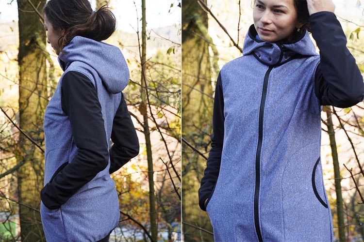 Sewing pattern - simple women's jacket