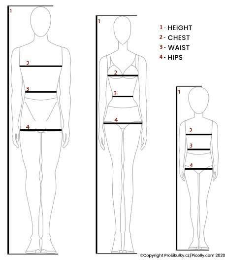 Size charts & how to work with them (women's, children's and men's  clothing) 