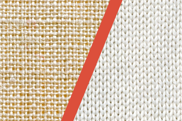 Knit vs. Woven Fabric: understand the differences