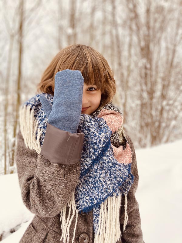 How to sew women's and kid's mittens (sewing instructions + perfect  pattern) 